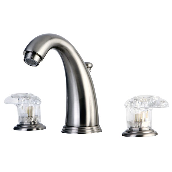 Widespread Bathroom Faucet, Brushed Nickel